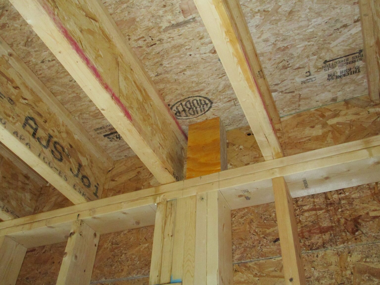 Wood Post Blocking Between Floor Framing | Team Engineering